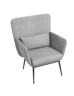 Casa Decor Cora Light Grey Accent Chair