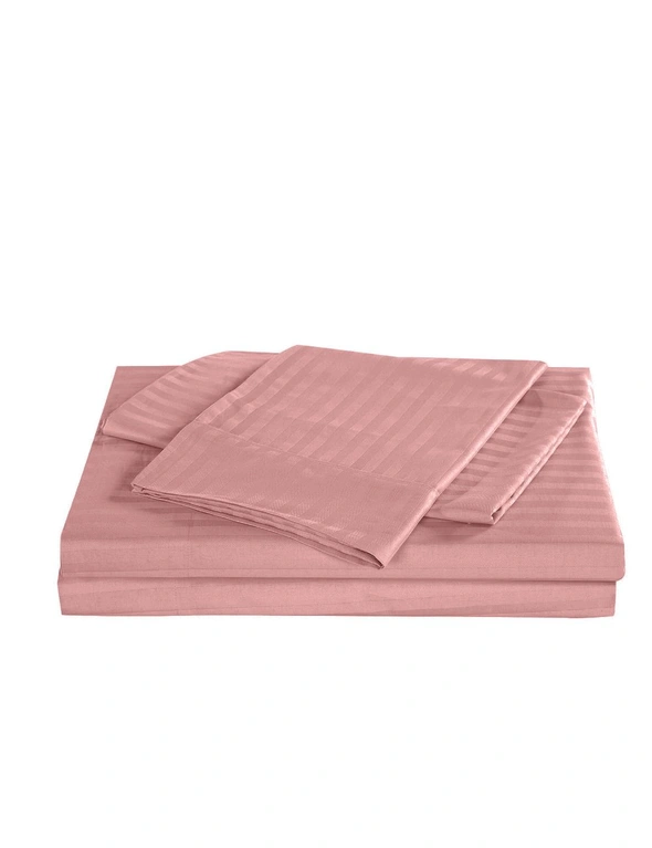 Royal Comfort Kensington 1200TC 100% Cotton Stripe Quilt Cover Set, hi-res image number null