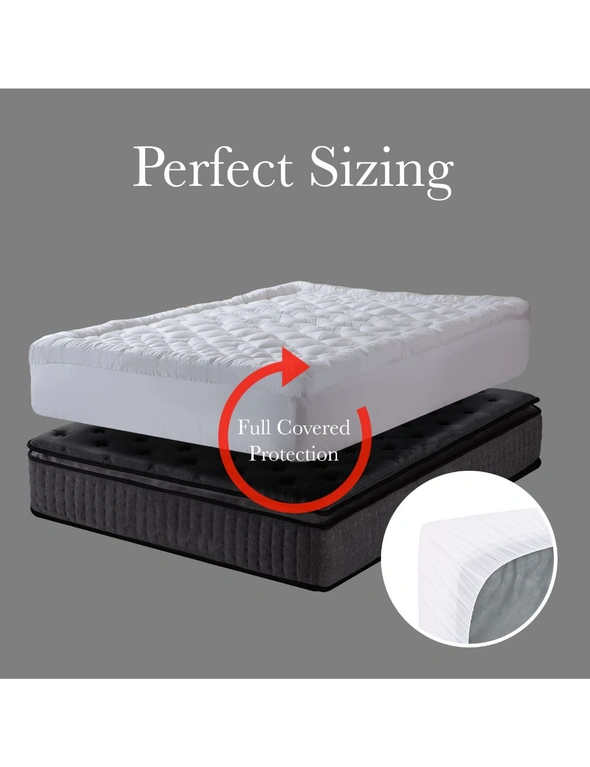 Royal Comfort - 1200GSM Deluxe 7-Zone  Mattress Topper, hi-res image number null