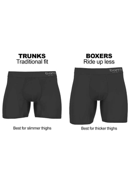Bamboo Nation Boxer Briefs Mens Bamboo Jocks Underwear Anti Chafe - Multi - 5 Pk