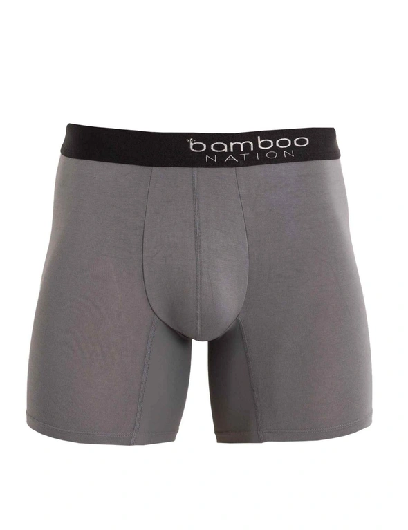 Bamboo Nation Boxer Briefs Mens Bamboo Jocks Underwear Anti Chafe - Multi - 5 Pk, hi-res image number null