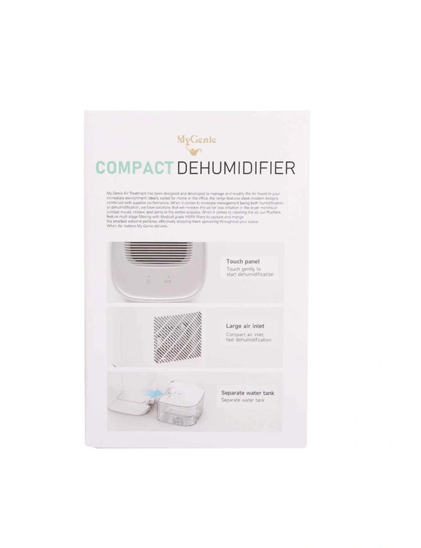 My Genie Compact Dehumidifier with LED, hi-res image number null