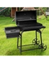 Havana Outdoors Charcoal 2-IN-1 BBQ Smoker Grill Barbecue Outdoor Cooking, hi-res