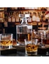 Novare Square Whiskey Decanter Bottle With 4 Whiskey Glasses Set, hi-res