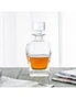 Novare Oval Whiskey Decanter Bottle With 4 Whiskey Glasses Set, hi-res