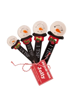 Bread and Butter Snowman Spoons - 4 Pack