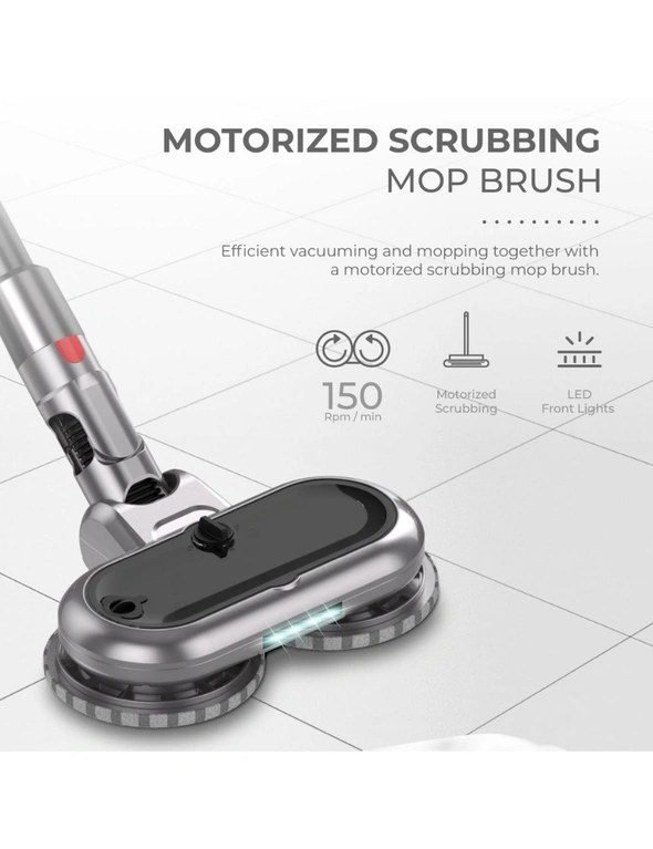 MyGenie X9 Twin Spin Turbo Mop Vacuum Cleaner Floor Mopping Vacuum Cordless, hi-res image number null