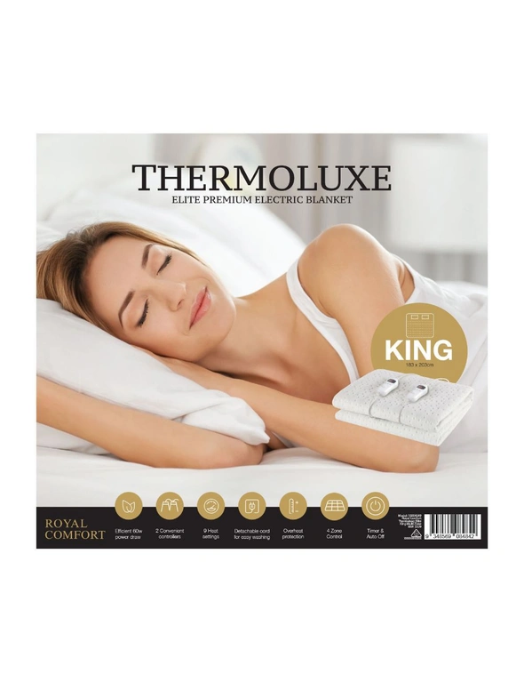 Royal Comfort Thermolux Elite Multi Zone Electric Blanket, hi-res image number null
