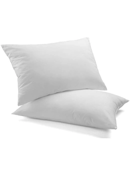Royal Comfort 1000GSM Goose Feather and Down Pillows Twin Pack