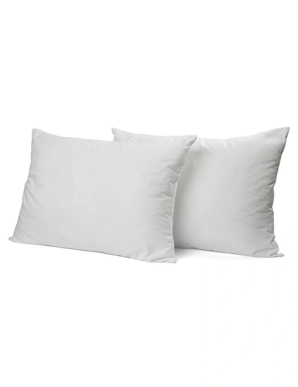 Royal Comfort 1000GSM Goose Feather and Down Pillows Twin Pack, hi-res image number null