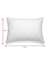 Royal Comfort 1000GSM Goose Feather and Down Pillows Twin Pack, hi-res