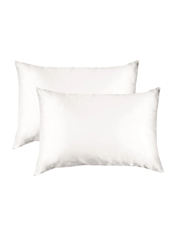 Royal Comfort Mulberry Silk Pillowcase Twin Pack, hi-res image number null