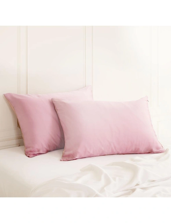 Royal Comfort Mulberry Silk Pillowcase Twin Pack, hi-res image number null