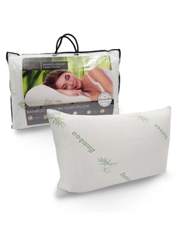 Royal Comfort Bamboo-Covered Memory Foam Pillow