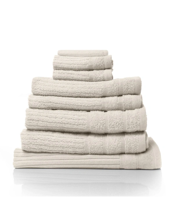 Royal Comfort Eden 600GSM 100% Egyptian Cotton 8-Piece Towel Pack, hi-res image number null