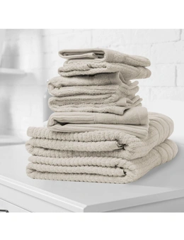 Royal Comfort Eden 600GSM 100% Egyptian Cotton 8-Piece Towel Pack