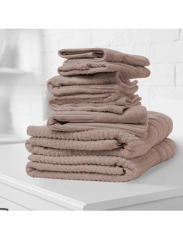 Royal Comfort Eden 600GSM 100% Egyptian Cotton 8-Piece Towel Pack