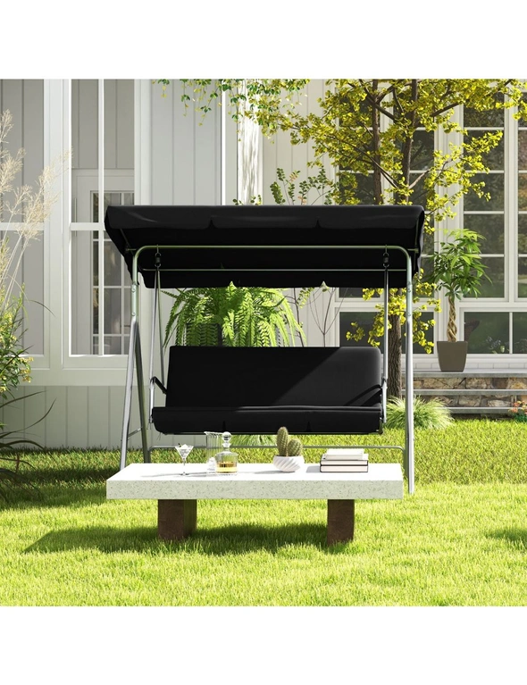 Milano Outdoor Steel Swing Chair, hi-res image number null