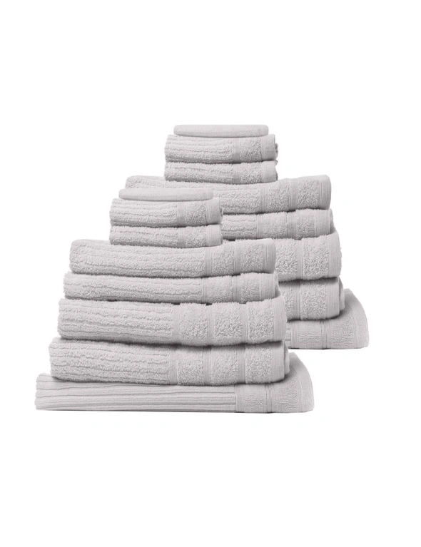 Royal Comfort Eden Egyptian Cotton 600 GSM 16 Piece Towel Pack, hi-res image number null