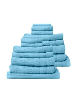 Royal Comfort Eden Egyptian Cotton 600 GSM 16 Piece Towel Pack