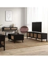 Casa Decor Tulum Rattan 3 Piece Living Room Set Console Coffee Table TV Unit, hi-res