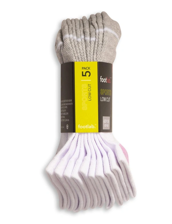 Footlab Womens 20 Pack Socks Sports Low Cut, hi-res image number null