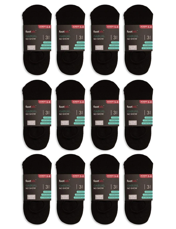 Footlab Womens 36 Pack Socks Casual No Show, hi-res image number null