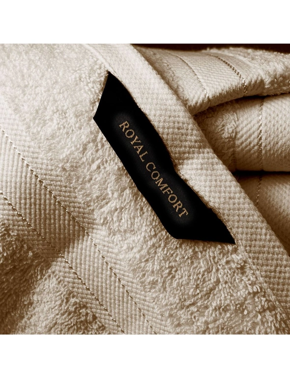 Royal Comfort 20 Piece Towel Set Regency 100% Cotton Luxury Plush - White, hi-res image number null