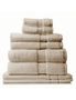 Royal Comfort 8 Piece Towel Set 100% Cotton Zero Twist Luxury Plush - White, hi-res