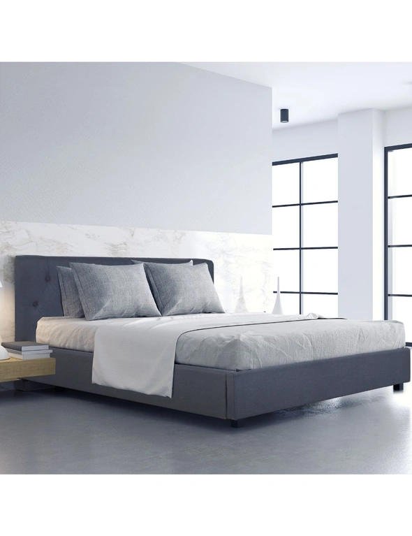 Milano Decor Capri Bed Frame + Luxopedic Euro Top Mattress Bedroom Set, hi-res image number null