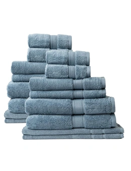 Royal Comfort Towel Set 100% Cotton Zero Twist Luxury Plush - White