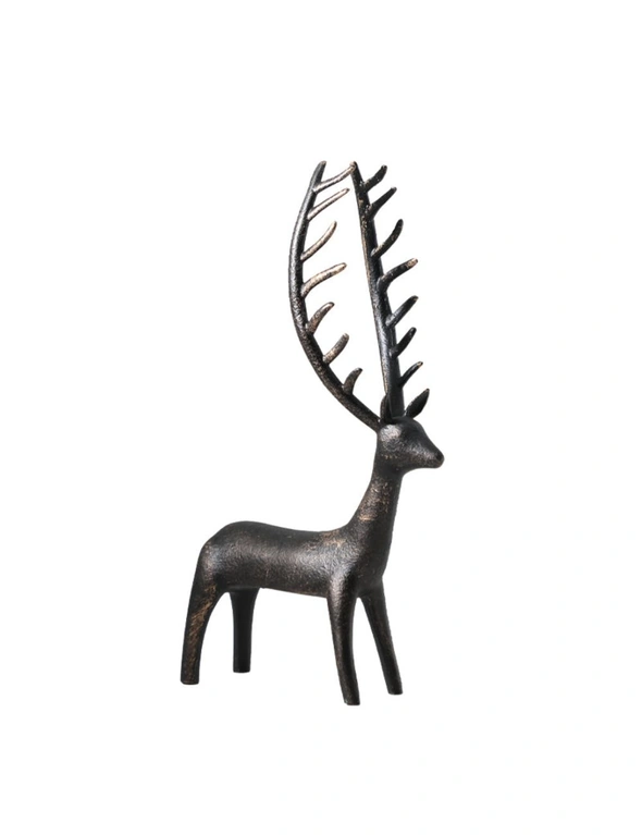 Viviendo Tin Decorative Deer Art Sculpture, hi-res image number null