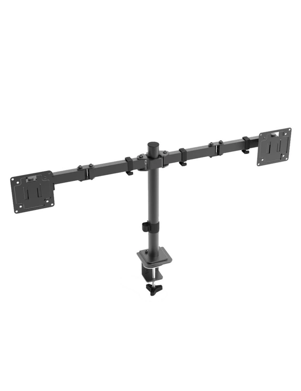 Viviendo-Steel-Desk-Stand and Monitor arm - Dual Monitor Mounts, hi-res image number null