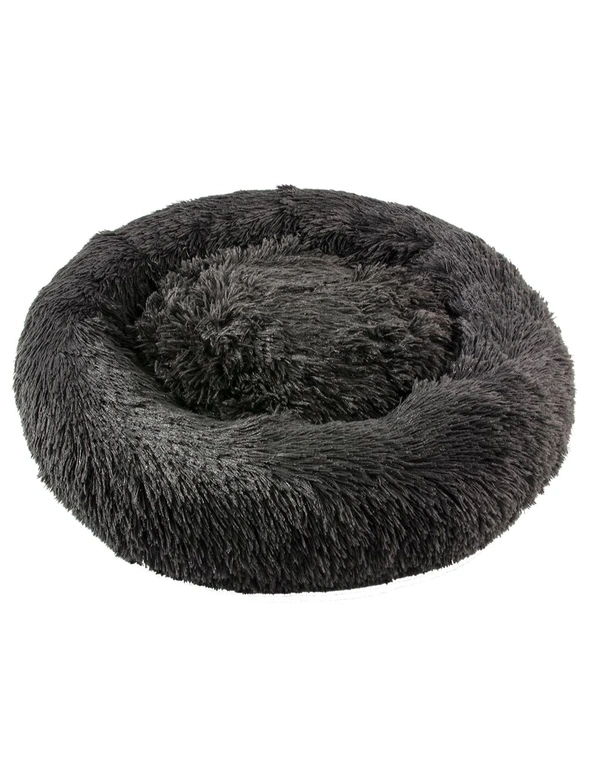 Furbulous Calming Dog or Cat Bed in Dark Grey - Large 70cm x 70cm, hi-res image number null