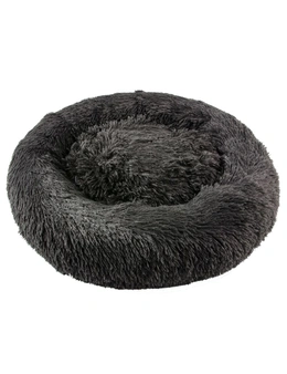 Furbulous Calming Dog or Cat Bed in Dark Grey - Large 70cm x 70cm