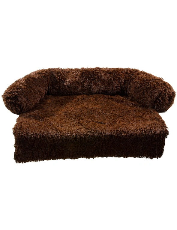 Furbulous Large Pet Protector Dog Sofa Cover in Brown - Large - 92cm x 80cm, hi-res image number null