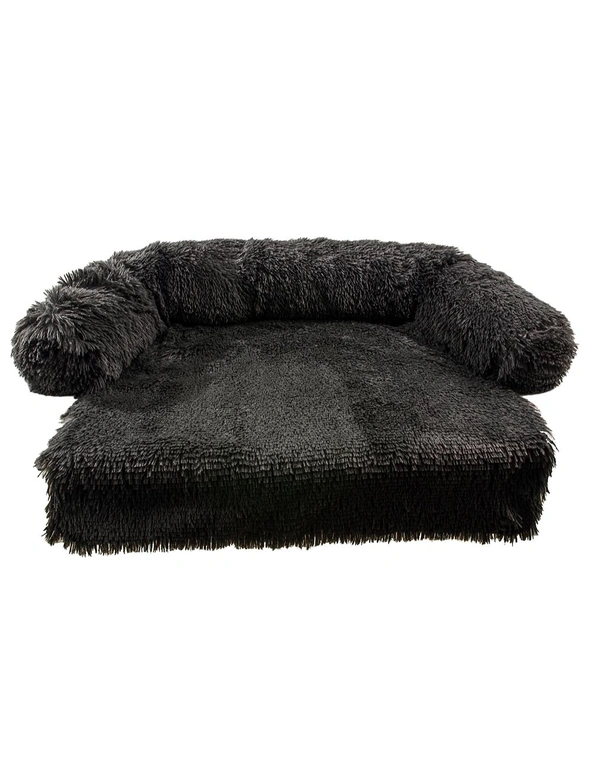 Furbulous Large Pet Protector Dog Sofa Cover in Dark Grey - Large - 92cm x 80cm, hi-res image number null