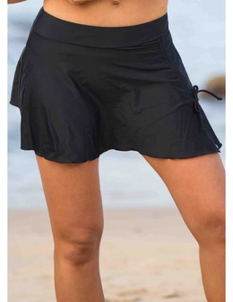 LaSculpte Women's Sustainable Side Tie Skirted Bikini Bottom