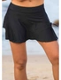 LaSculpte Women's Sustainable Side Tie Skirted Bikini Bottom, hi-res