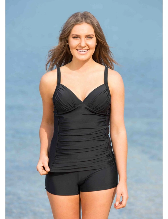 LaSculpte Women's Sustainable Tankini Swimwear, hi-res image number null