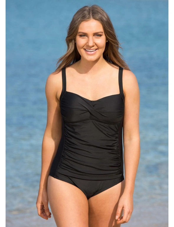 LaSculpte Women's Sustainable Tummy Control Tankini Swimwear