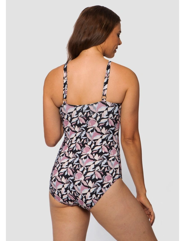 Chlorine Resistant One Piece Swimsuit Night Flower - 14, hi-res image number null