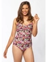 Chlorine Resistant One Piece Swimsuit Psychedelic New Wave - 10, hi-res