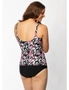 Chlorine Resistant Tummy Control Strappy Tankini Top Night Flower - 18, hi-res