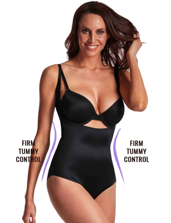 Flexees Firm Control Open-Bust Bodysuit