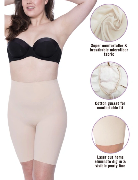 LaSculpte Women's Tummy Control Seamless High Waist No Show