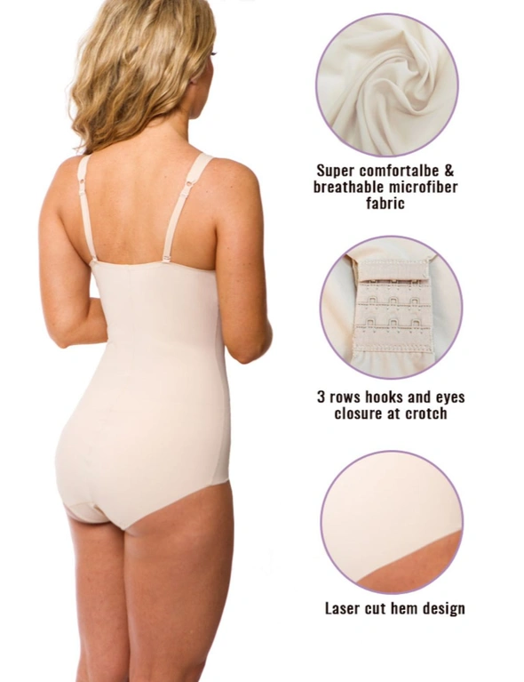 LaSculpte Women's Microfiber Seamless Bodysuit, hi-res image number null