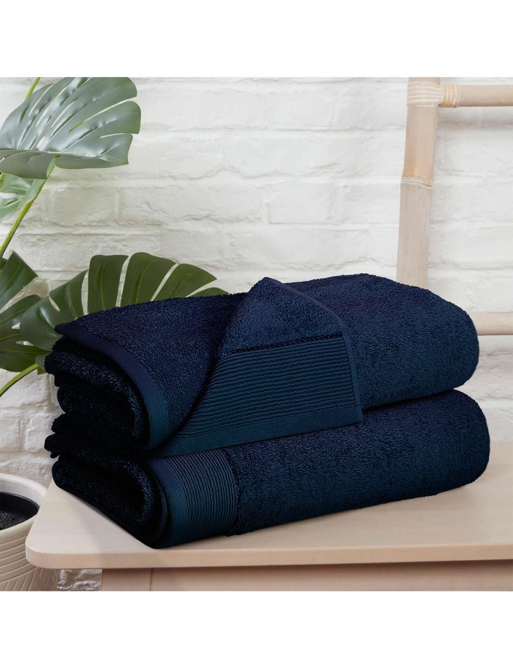 Navy best sale bath sheets