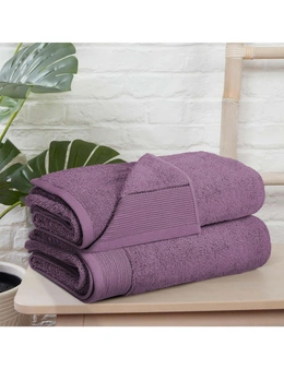 Bedding N Bath Pack Of 2 pcs Luxury Bath Towel 600 GSM (69cm x 137cm) - Lavender