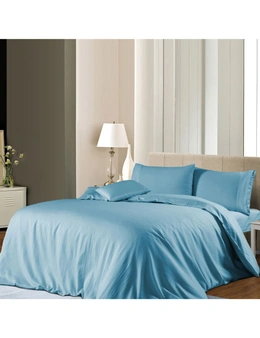 Bedding N Bath 1000TC 3Pcs Stripe Cotton Rich Bed Quilt Cover Set (King  , Queen) - Allure